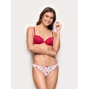 Brasiliana cotone stampa candy cane Xmas Jolly / STAMPATO / L