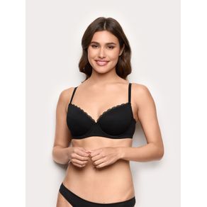 Balconcino preformato coppe differenziate in cotone Harmony / NERO / 4