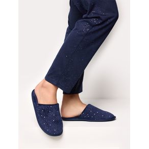 Pantofole in ciniglia - Stardust / BLU NOTTE / 36/37