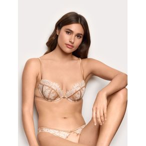 Push up soft con ferretto in raso e pizzo - Chantilly / NUDO / 3