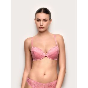 Push-up imbottito con ferretto in pizzo - Primula Color / ROSA CARAMELLA / 1