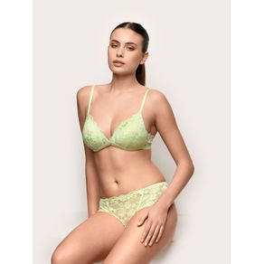 Triangolo imbottito senza ferretto in pizzo – Primula Color / VERDE CHIARO / 3