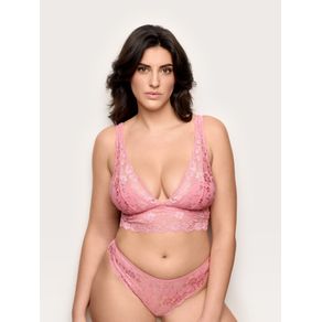 Bralette sfoderata senza ferretto – Primula Color / ROSA CARAMELLA / S
