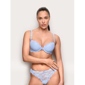 Push up soft - Fancy lace / AZZURRO / 4