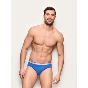 Slip in jersey di cotone - New Fashion Color / BLU ELETTRICO / 3