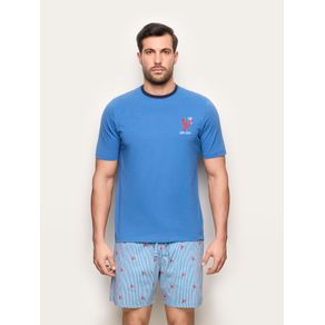 Pigiama corto - Sea Club / BLU CHIARO / XL