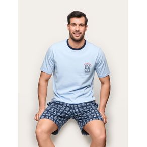 Pigiama corto - Sea Club / AZZURRO / M