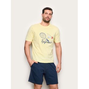 Pigiama corto - Tipsy Tennis / GIALLO / M