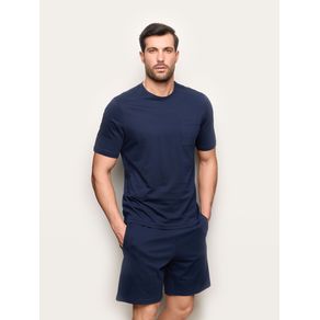 Pigiama corto Supima® / BLU NOTTE / XL