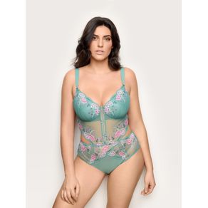 Body imbottito c/coppe differenziate - Selene / VERDE SALVIA / 2