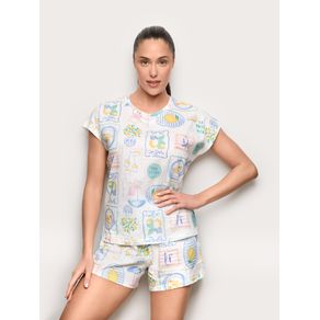 Pigiama corto - La Dolce Vita / STAMPATO / L