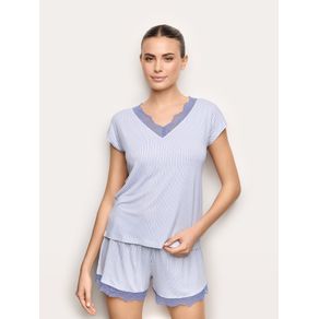 Pigima corto jersey di viscosa - Valerie / LAVANDA / L